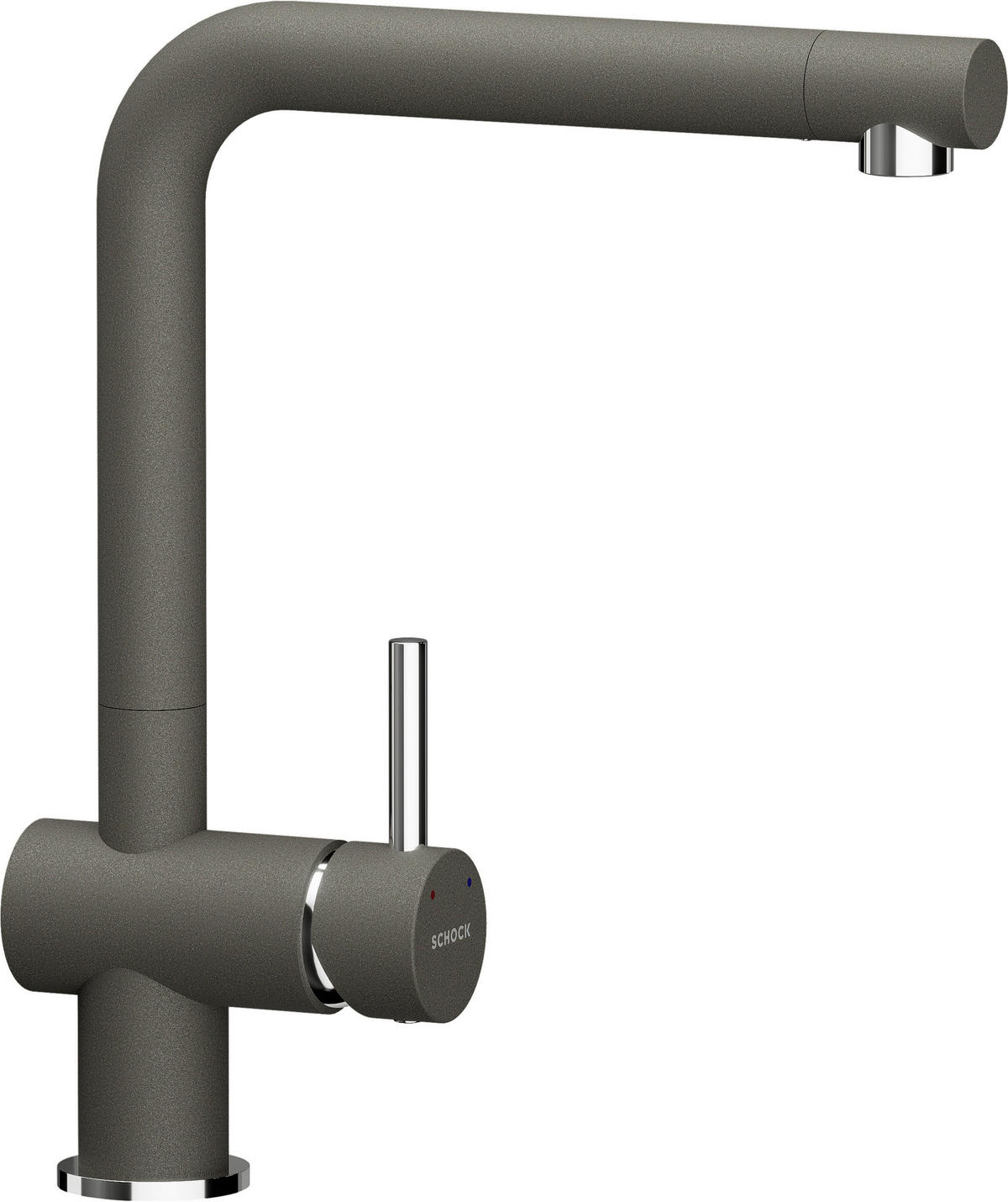 KÜCHENARMATUR 540000GAS  - Hellgrau, Basics, Stein/Metall (5/31/21,2cm) - Schock