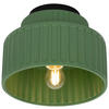 DECKENLEUCHTE 23/18,5 cm   - Grün, Design, Kunststoff/Metall (23/18,5cm) - Collet's Monde