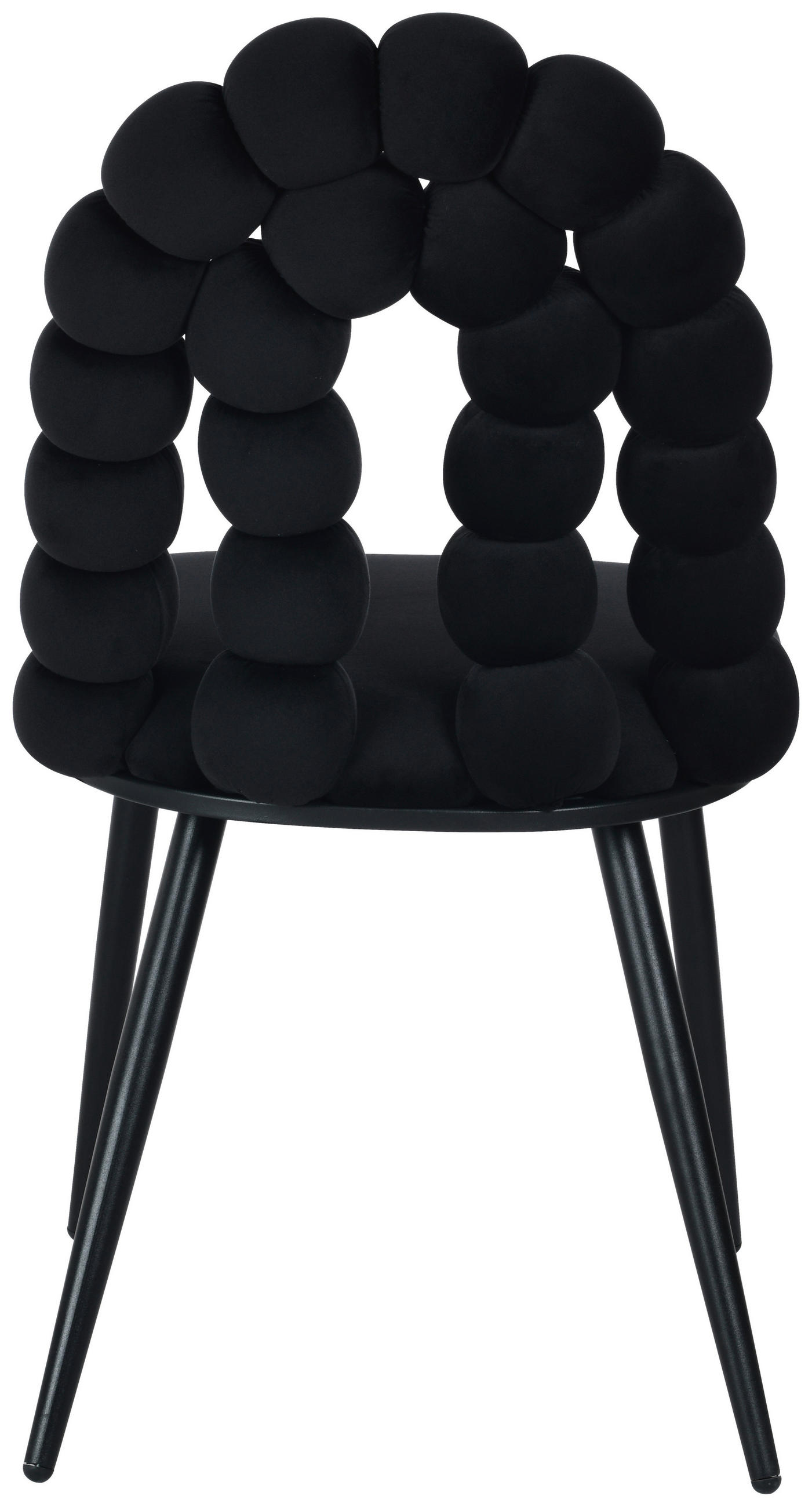 ŽIDLE, černá - černá, Moderní, kov/dřevo (47/87/61cm) - Livetastic