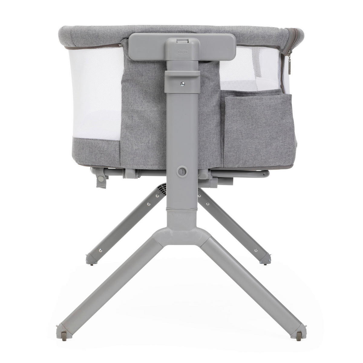 BEISTELLBETT Next2Me Armonia  - Grau, Basics, Textil/Metall (99/69/83/55,5cm) - Chicco