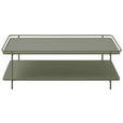 COUCHTISCH 110/55/34 cm rechteckig Olivgrün  - Olivgrün, Basics, Metall (110/55/34cm) - Xora