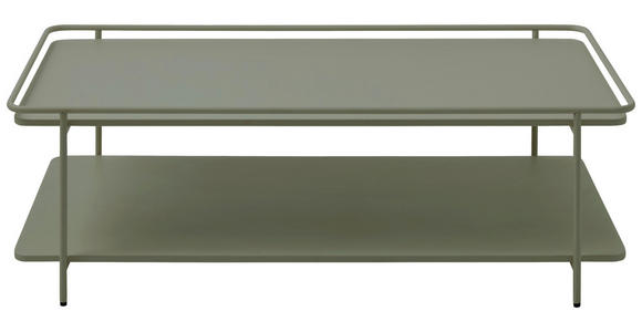 COUCHTISCH 110/55/34 cm rechteckig Olivgrün - Olivgrün, Basics, Metall (110/55/34cm) - Xora