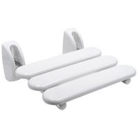 DUSCHHOCKER - Weiß, Basics, Kunststoff/Metall (36/16,2/38,2cm) - Sadena