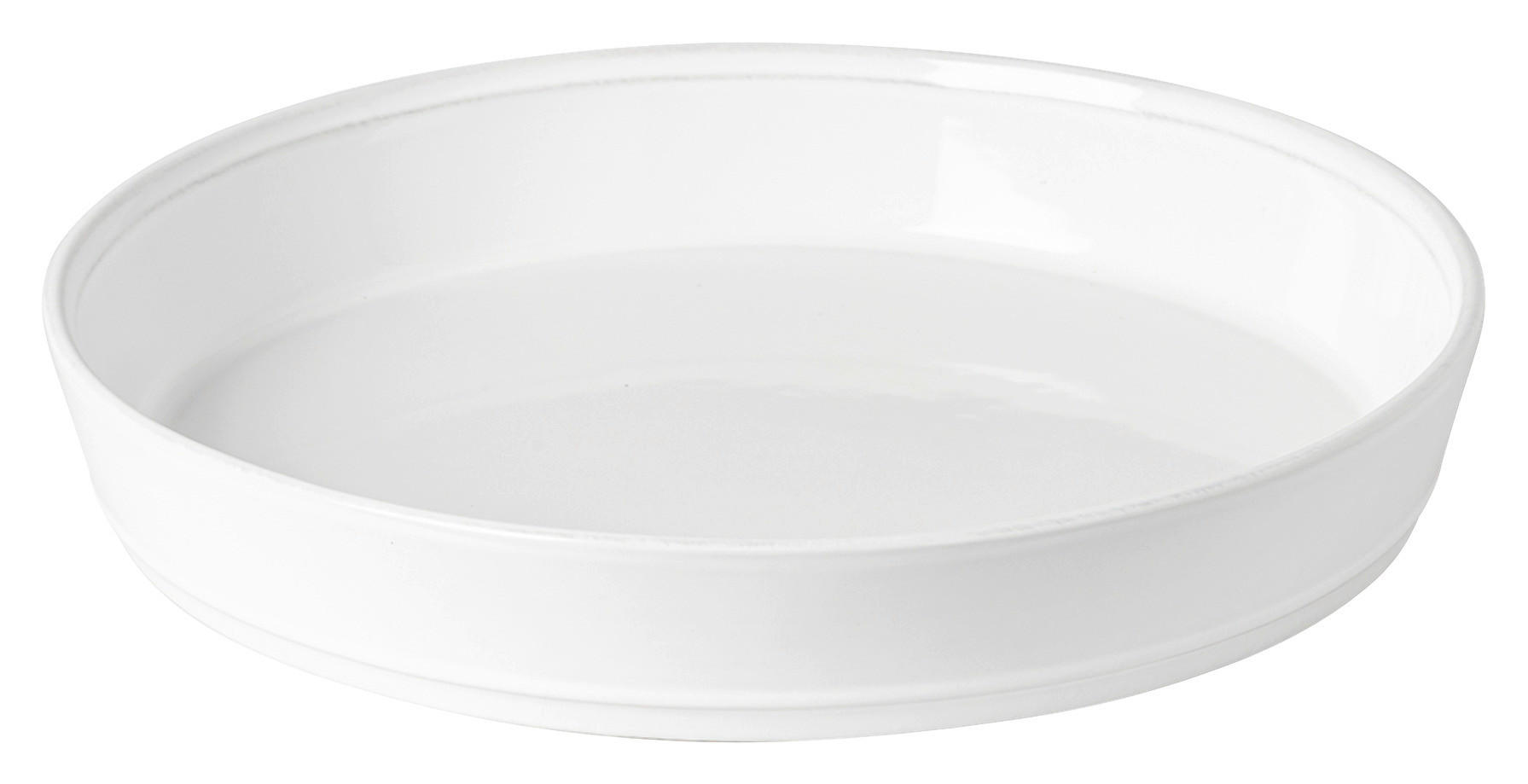 Costa Nova Tortenplatte Friso Weiß Hochglanz 5 cm