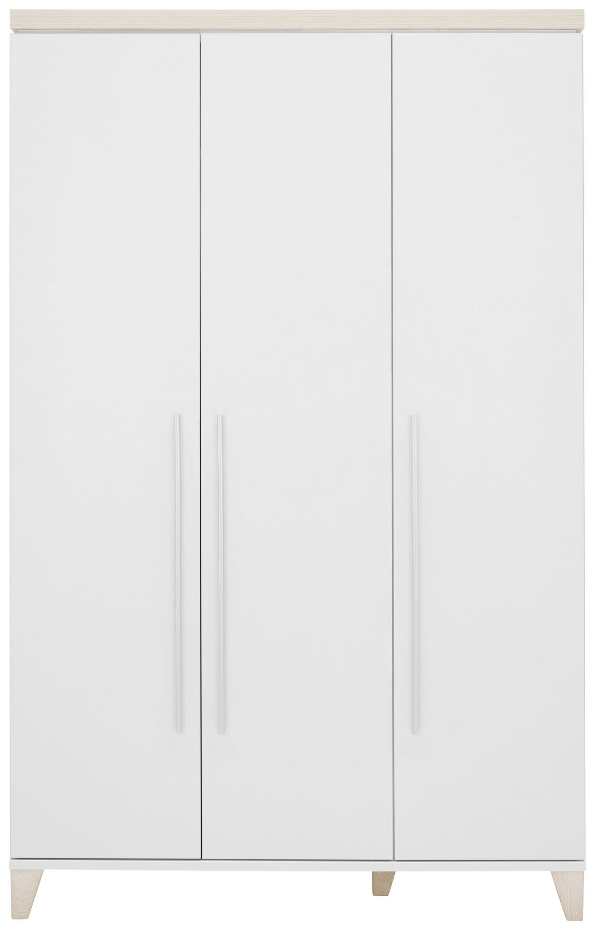 SKRIŇA DO IZBY PRE BÁBÄTKO biela, farba brezy,  - biela/farba brezy, Trend, kompozitné drevo/plast (136/210/57cm) - My Baby Lou