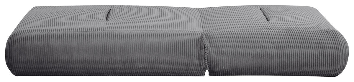 SCHLAFSESSEL in Cord Grau  - Grau, Design, Textil (81/88/160cm) - Livetastic