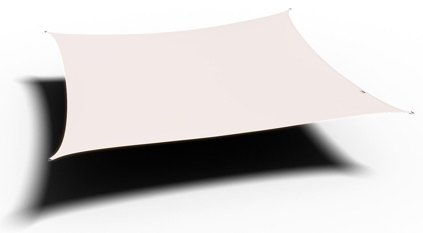 Gardenson Sonnensegel Creme 400x1x400 cm