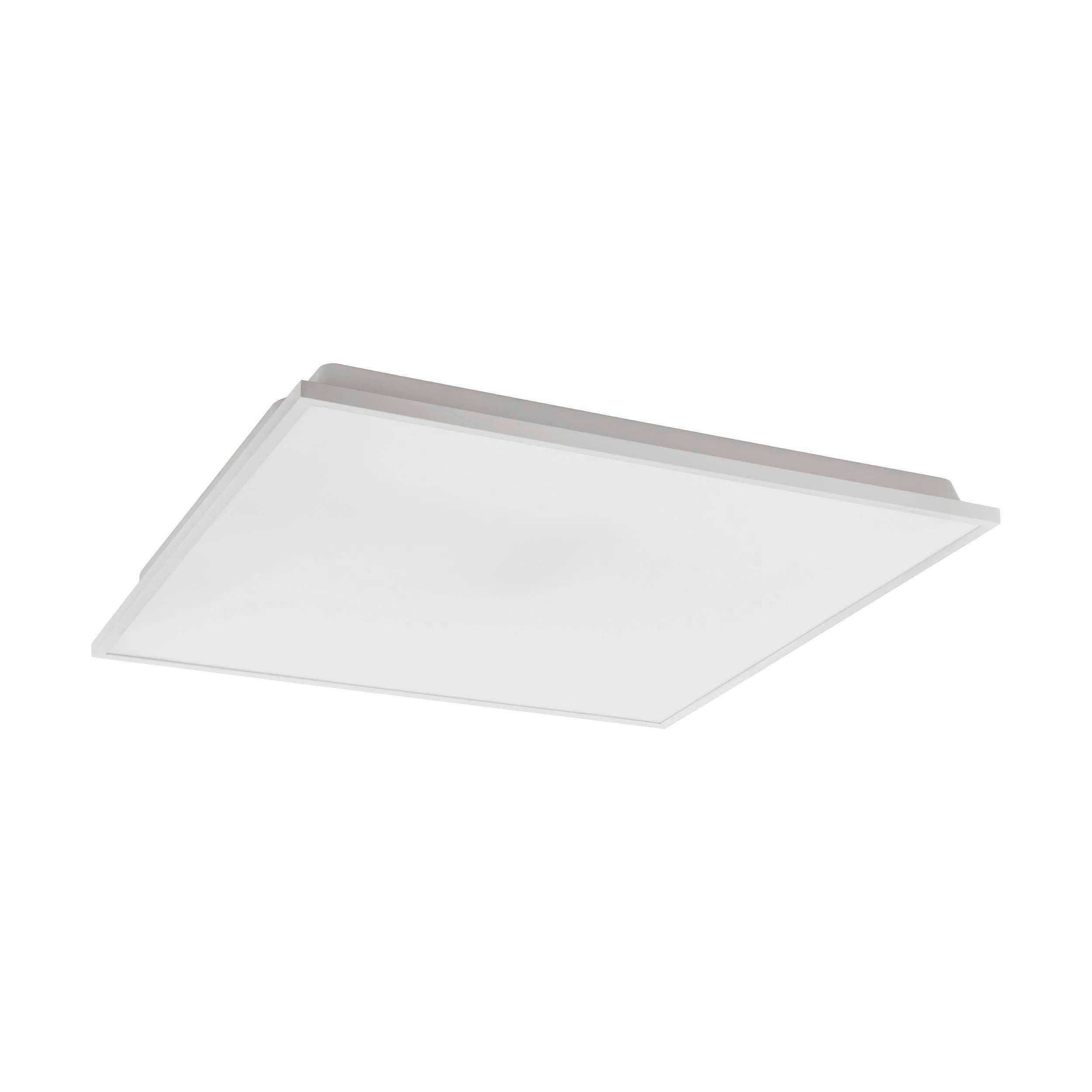LED-PANEEL Herrora-Z 45/45/4 cm   - Weiß, Basics, Kunststoff/Metall (45/45/4cm) - Eglo