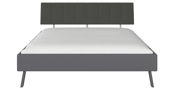 BETT 180/200 cm  in Grau  - Grau, Design, Holzwerkstoff/Textil (180/200cm) - Carryhome