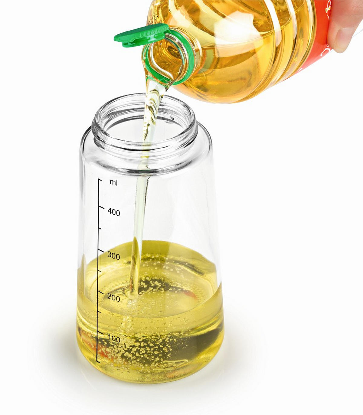 ÖLSPRÜHER - Transparent/Schwarz, Basics, Glas/Kunststoff - GOURMETMAXX