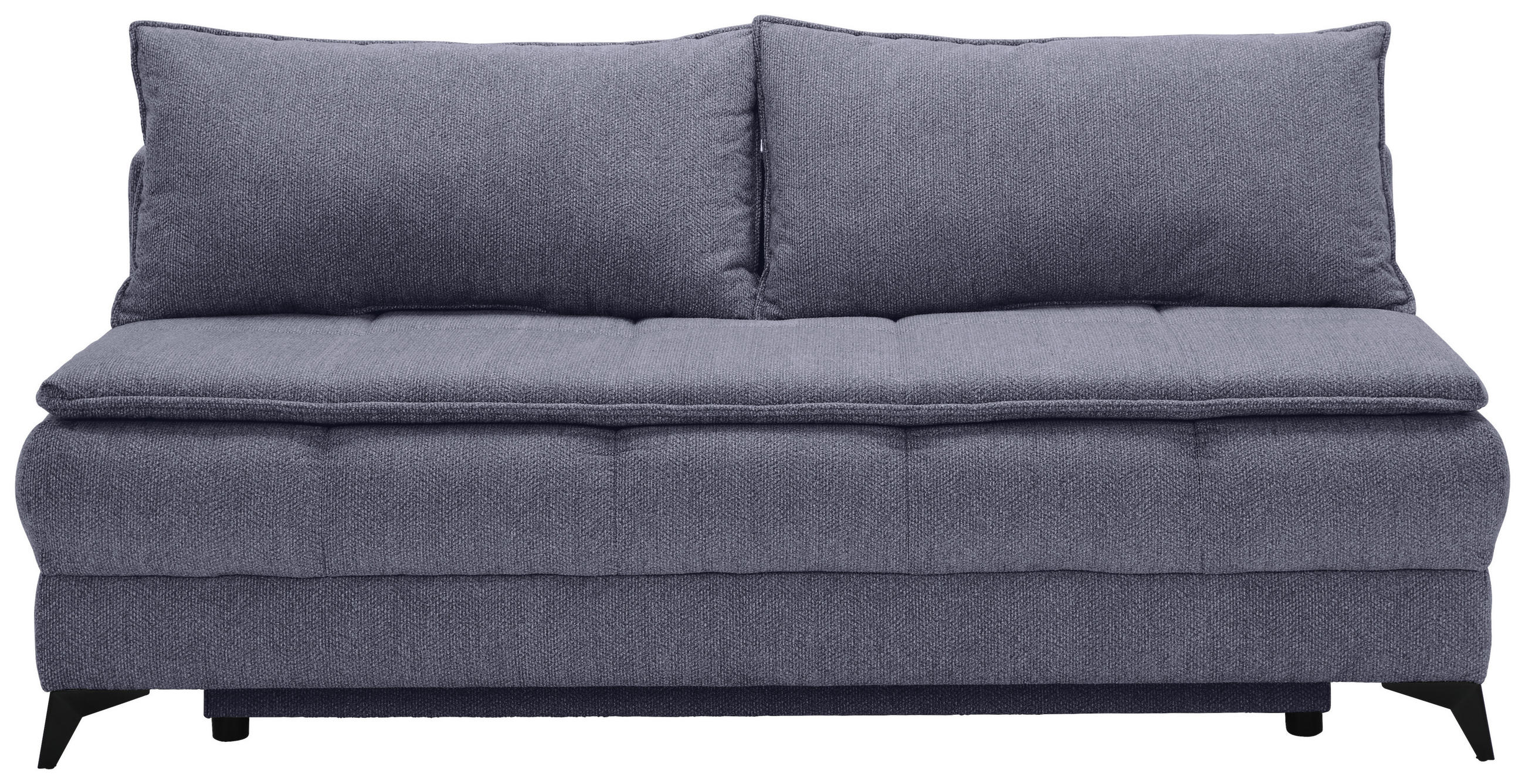SCHLAFSOFA in Holz, Metall, Kunststoff, Textil Graublau  - Graublau, Design, Holz/Kunststoff (197/95/92cm) - Stylife