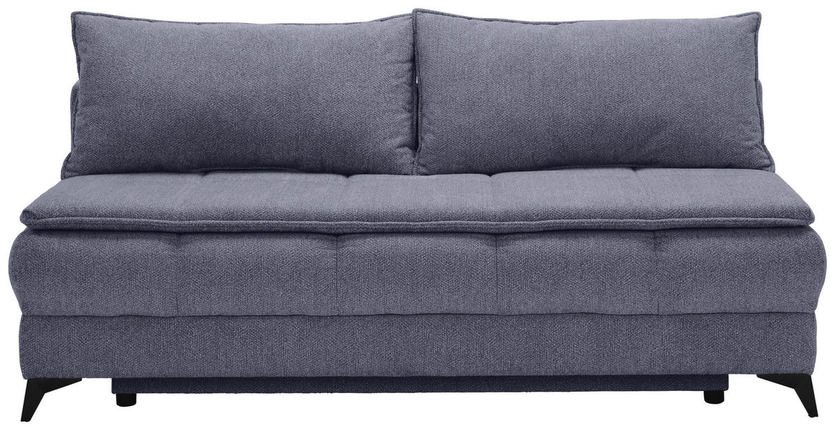 SCHLAFSOFA in Graublau  - Graublau, Design, Holz/Kunststoff (197/95/92cm) - Stylife