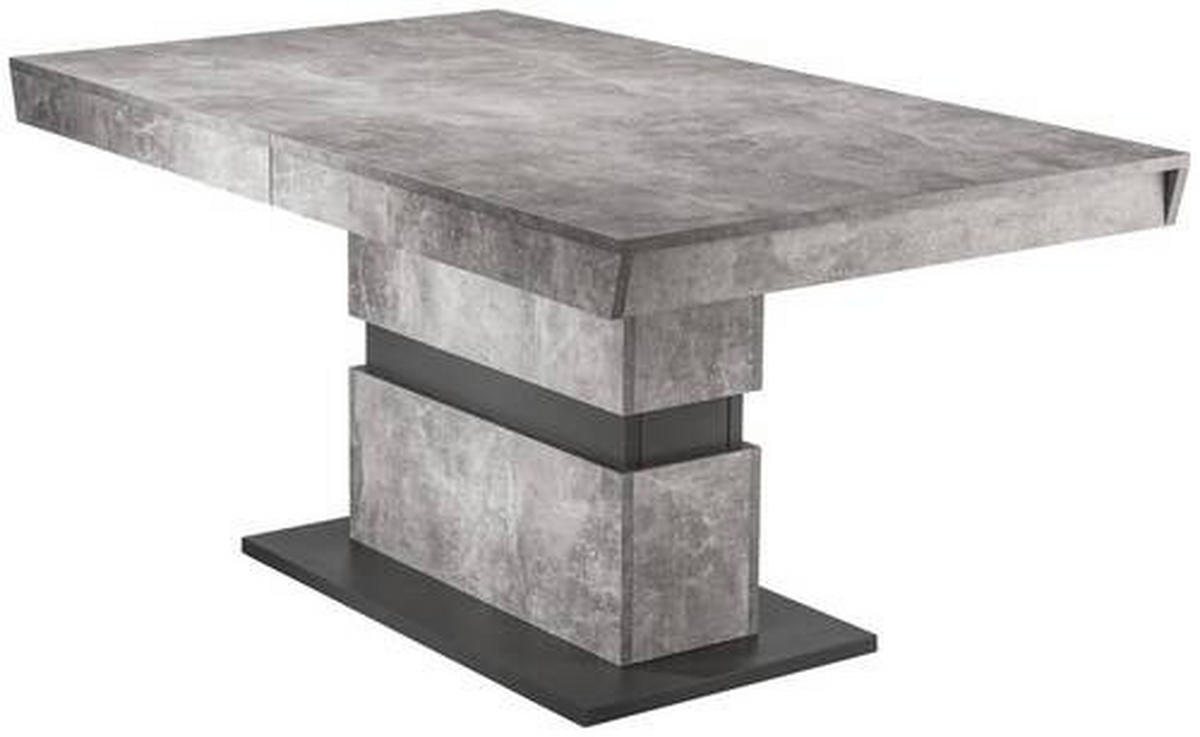 ESSTISCH in Holzwerkstoff 140/90/75 cm  - Dunkelgrau/Grau, MODERN, Holzwerkstoff (140/90/75cm) - MID.YOU