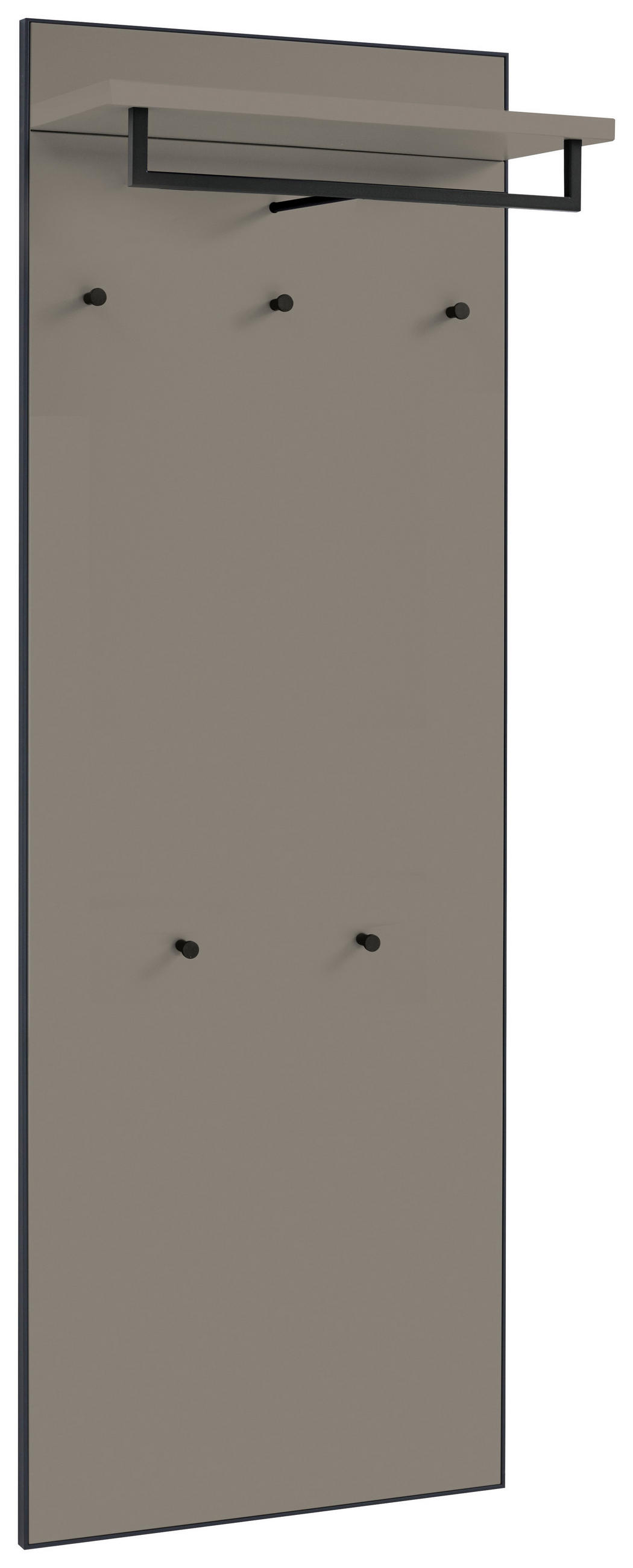 GARDEROBENPANEEL Anthrazit, Fango - Fango/Anthrazit, Design (60/170/27cm)