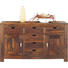 KOMODA SIDEBOARD, sheesham, barvy sheesham - barvy stříbra/barvy sheesham, Lifestyle, kov/dřevo (140/80/40cm) - Landscape KOMODA SIDEBOARD, sheesham, barvy sheesham - barvy stříbra/barvy sheesham, Lifestyle, kov/dřevo (140/80/40cm) - Landscape