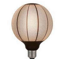 LED FILAMENT ŽARULJA - bež, Trend, plastika (17/12,5cm)