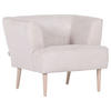 SESSEL in Cord Naturfarben  - Buchefarben/Naturfarben, Design, Holz/Textil (85/71/80cm) - MID.YOU