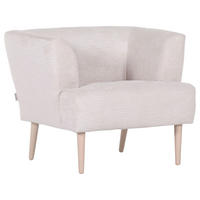 SESSEL in Cord Naturfarben  - Buchefarben/Naturfarben, Design, Holz/Textil (85/71/80cm) - MID.YOU