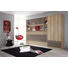 REGAL Eichefarben, Grau - Eichefarben/Silberfarben, Design, Kunststoff (212/93/38cm) - Carryhome