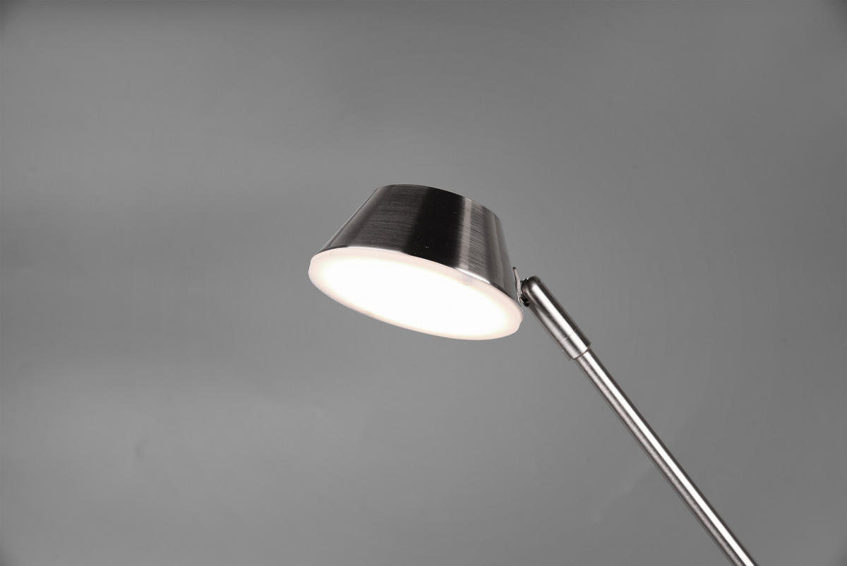PODNA LED LAMPA - boja nikla, Osnovno, metal (180/28/50cm)
