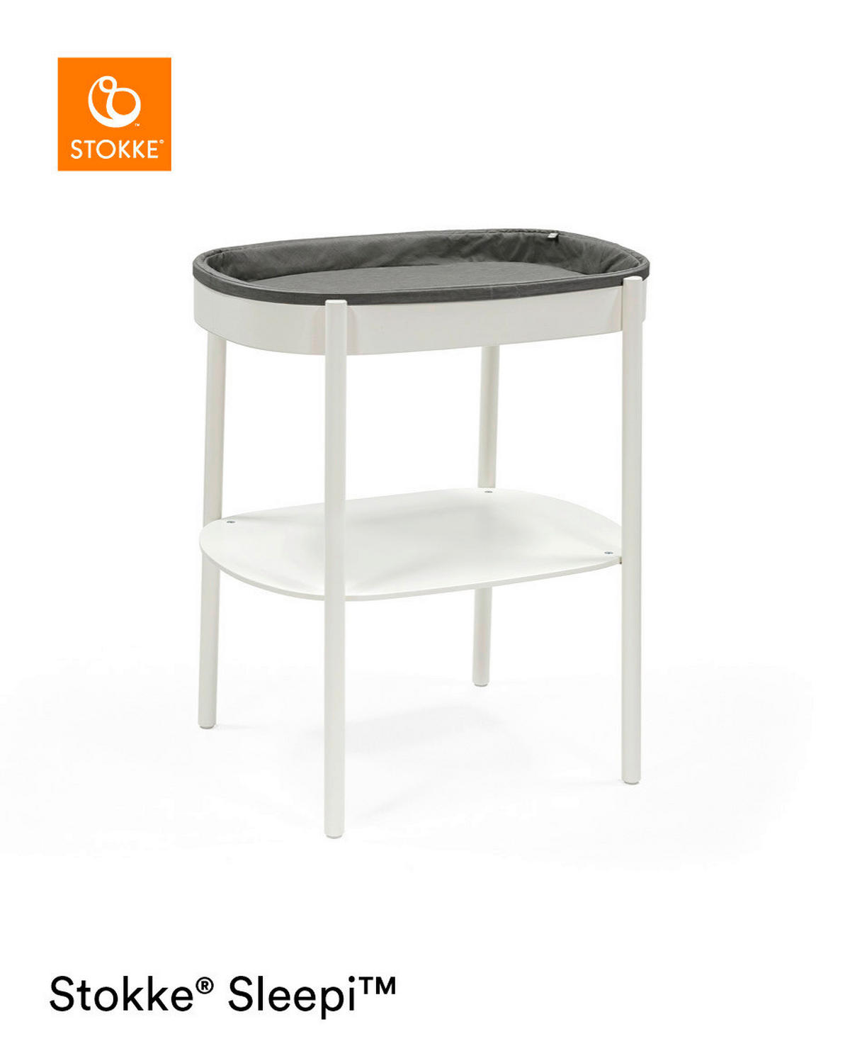 WICKELTISCH Weiß  - Weiß, Basics, Holz/Holzwerkstoff (80/92/54cm) - Stokke