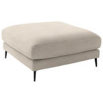 HOCKER in Textil Beige  - Beige/Schwarz, Design, Textil/Metall (120/43/90cm) - Dieter Knoll