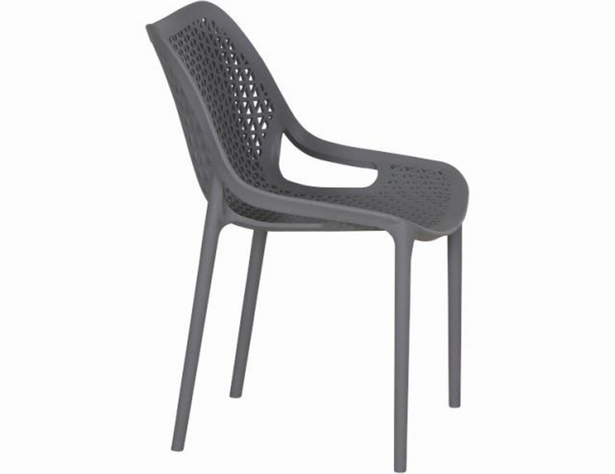 GARTENSTUHL-SET Grau  - Grau, Basics, Kunststoff (60/81/50cm) - Siena Garden