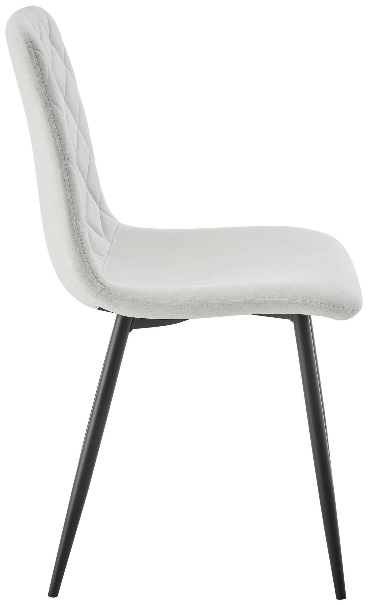 STOL, kovina, tekstil bež  - črna/bež, Design, kovina/tekstil (45/87/55,5cm) - Stylife
