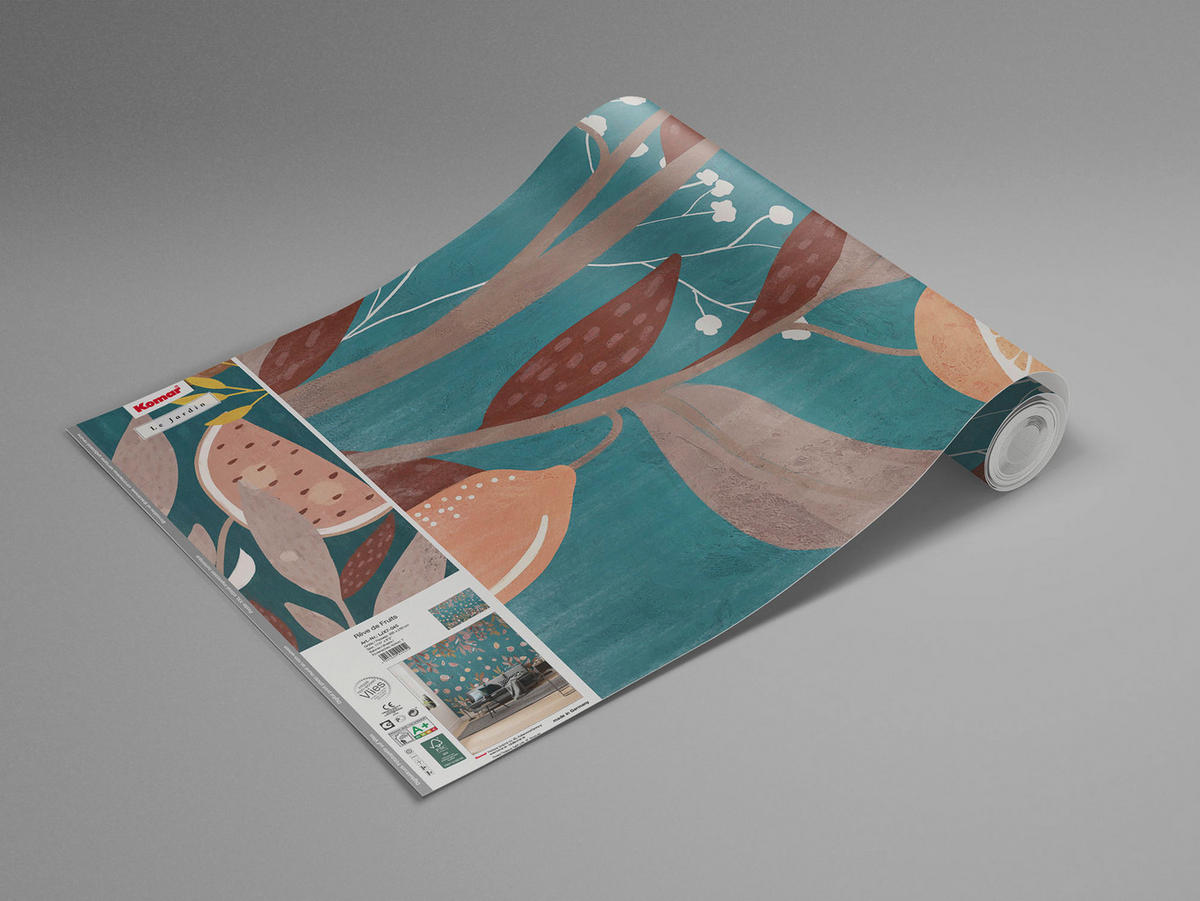 NON WOVEN-TAPET 350/250 cm  - multicolor, Basics (350/250cm) - Komar