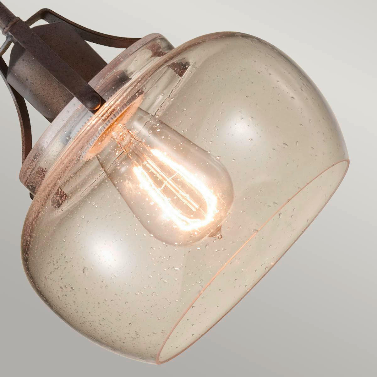 HÄNGELEUCHTE 20.3/28.3 cm    - Rostfarben, Basics, Metall (20.3/28.3cm) - Elstead Lighting