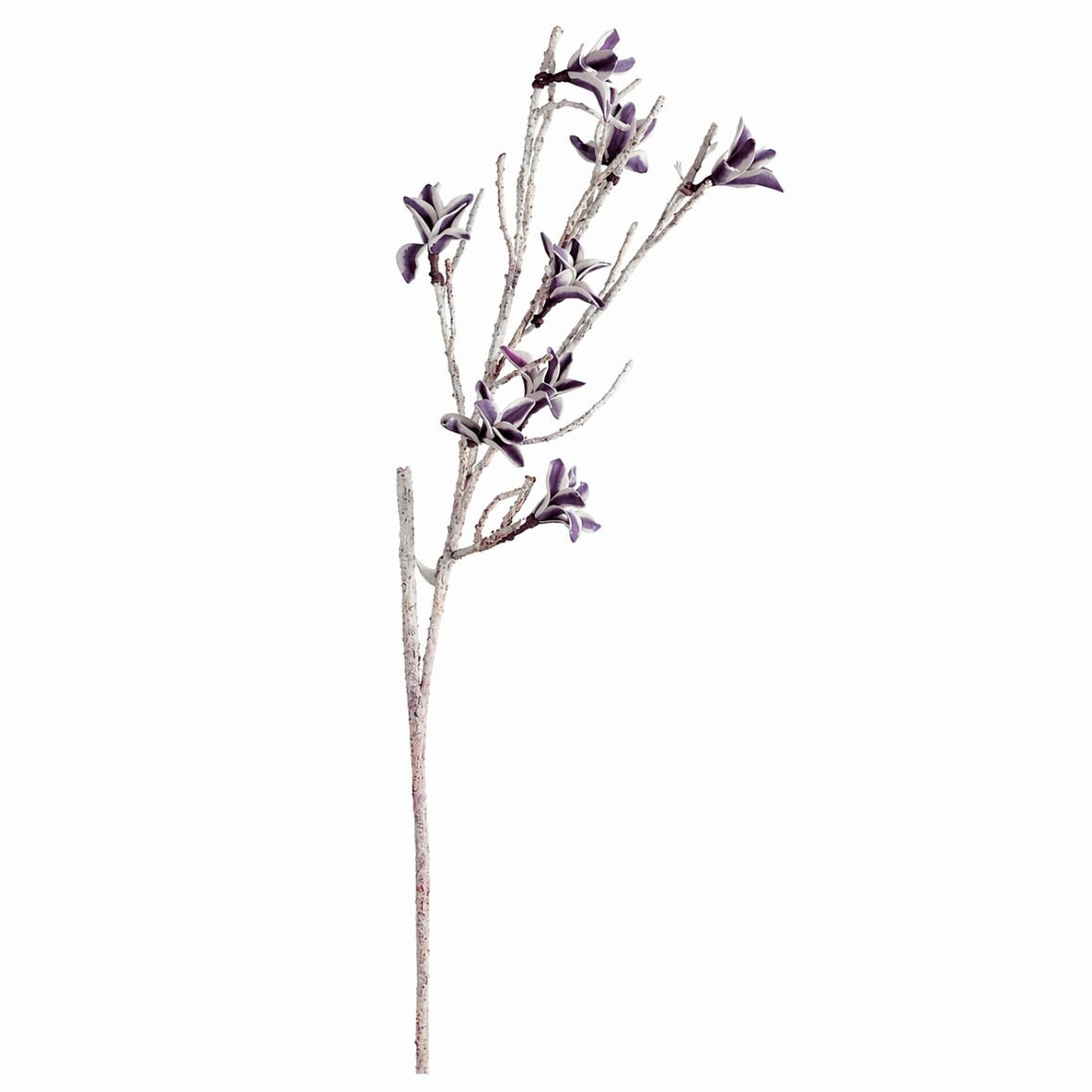 VEŠTAČKI CVET          120 cm    - lila/bela, Osnovno, plastika (120cm)