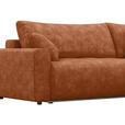 ECKSOFA  in Webstoff Orange  - Schwarz/Orange, KONVENTIONELL, Kunststoff/Textil (270/192cm) - Carryhome