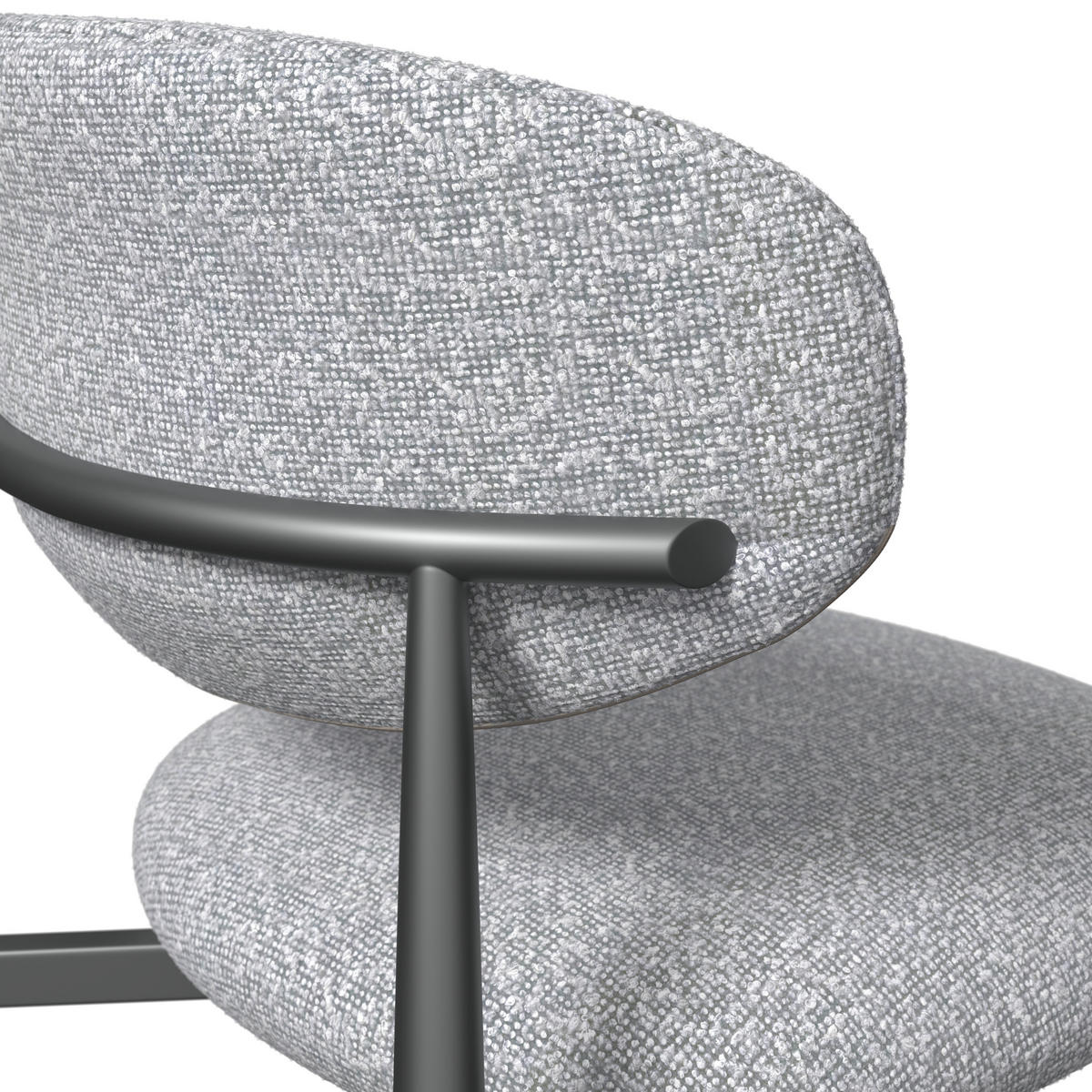 GARTENSTUHL Aluminium Anthrazit, Grau  - Anthrazit/Grau, MODERN, Textil/Metall (57/78/57cm) - Ambia Garden