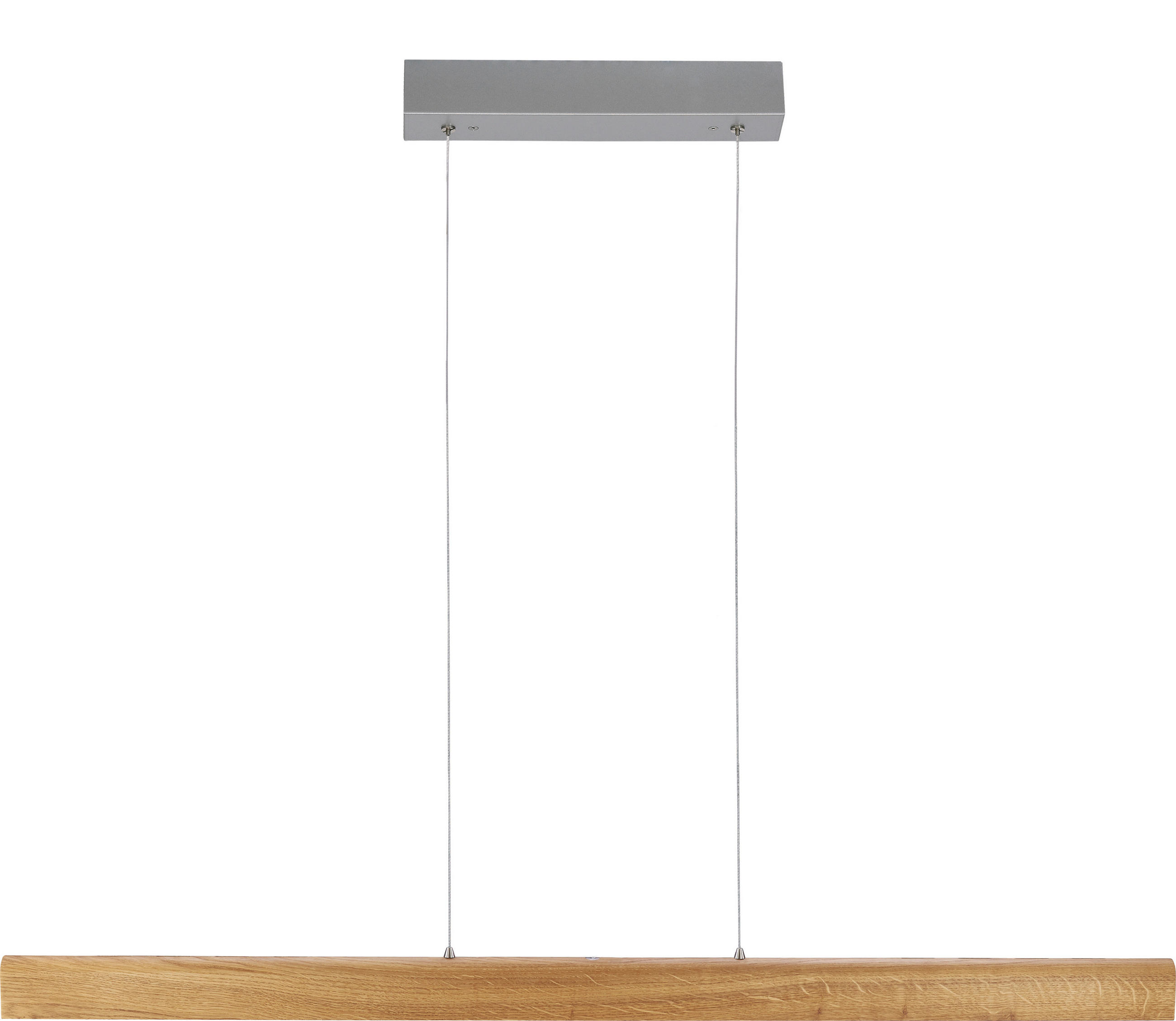 LED-HÄNGELEUCHTE Emilia 121/95-160 cm   - Natur, Holz (121/95-160cm) - Herzblut