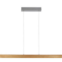 LED-HÄNGELEUCHTE Emilia 121/95-160 cm   - Natur, Holz (121/95-160cm) - Herzblut