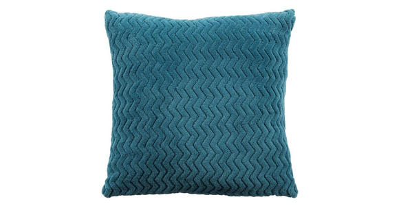 Zierkissen Talisha - Petrol, MODERN, Textil (40/40cm) - Luca Bessoni