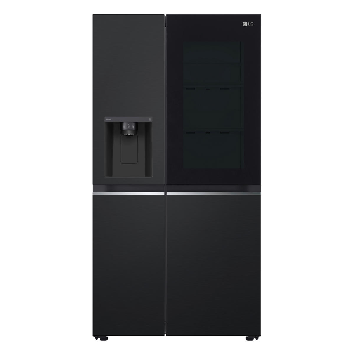 SIDE-BY-SIDE 91,3/179/73,5 cm GSGV81EPLL  - Schwarz, Basics, Metall (91,3/179/73,5cm) - LG