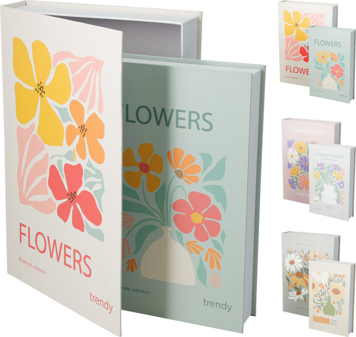 DEKOR LÁDA  - többszínű, Basics, papír