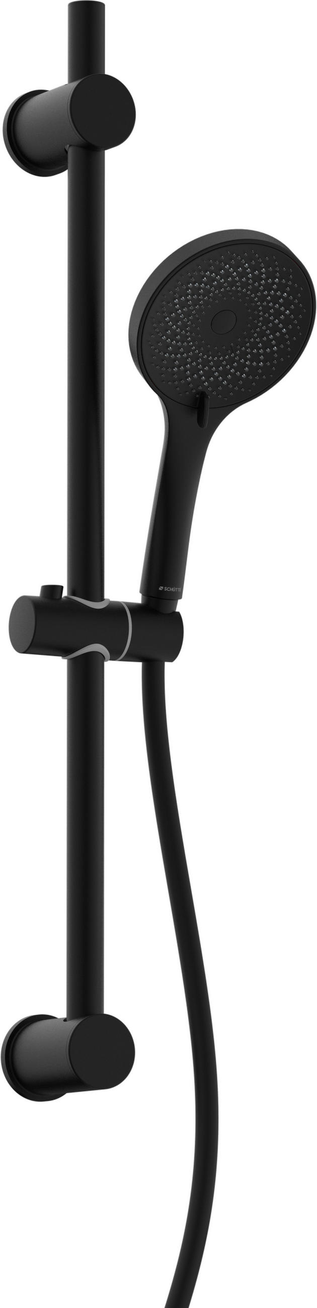 BRAUSESET  - Schwarz, Basics, Kunststoff/Metall (11,2/70/13cm) - Schütte