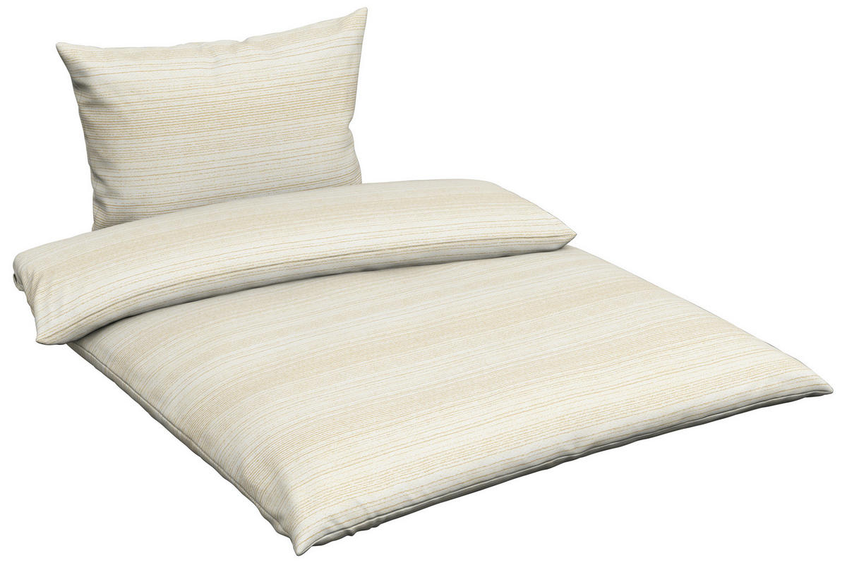 POSTEĽNÁ BIELIZEŇ, džersej, žltá, 140/200 cm - žltá, Konventionell, textil (140/200cm) - Esposa