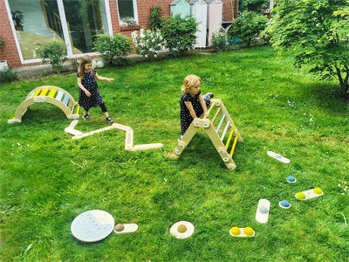 KLETTERDREIECK - Multicolor, Basics, Holz (78/60/67cm) - small foot