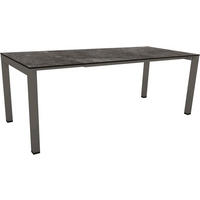 GARTENTISCH 160-210/90/75,5 cm Metall rechteckig  - Anthrazit/Grau, Design, Kunststoff/Metall (160-210/90/75,5cm) - Stern