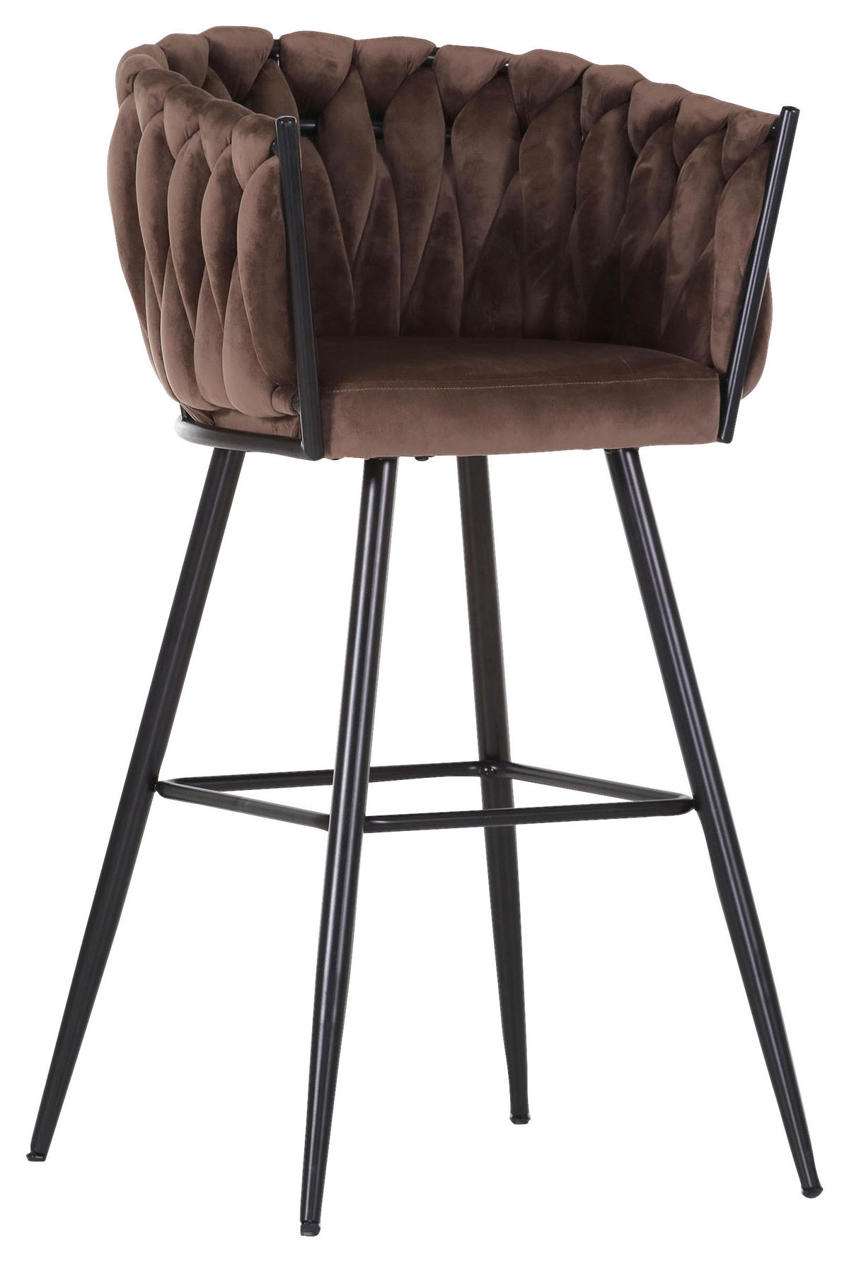 BAROVÁ ŽIDLE, hnědá - hnědá, Lifestyle, textil (57/110/61cm) - Landscape