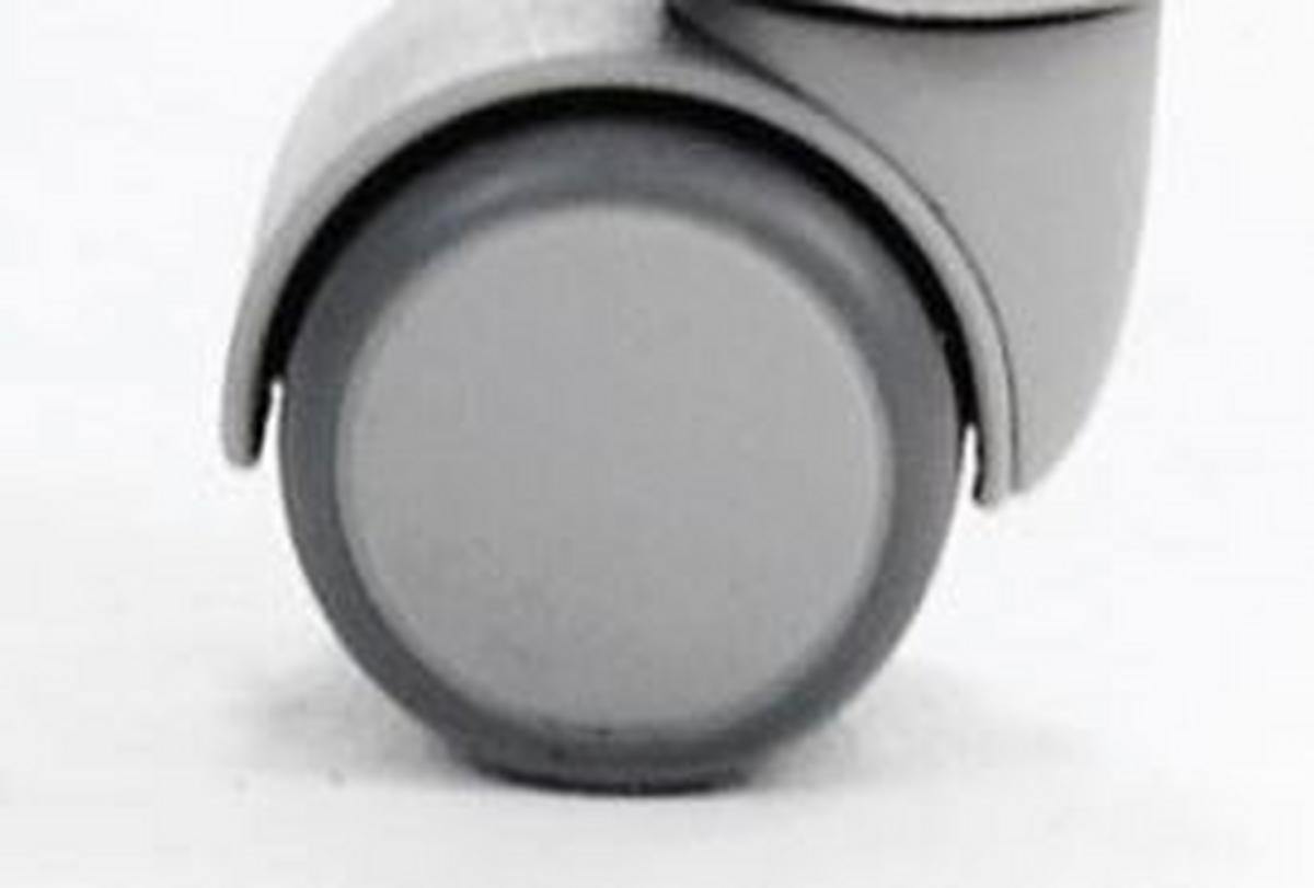 DREHSTUHLROLLE 5-teilig  - Grau, KONVENTIONELL, Kunststoff (5cm) - Novel