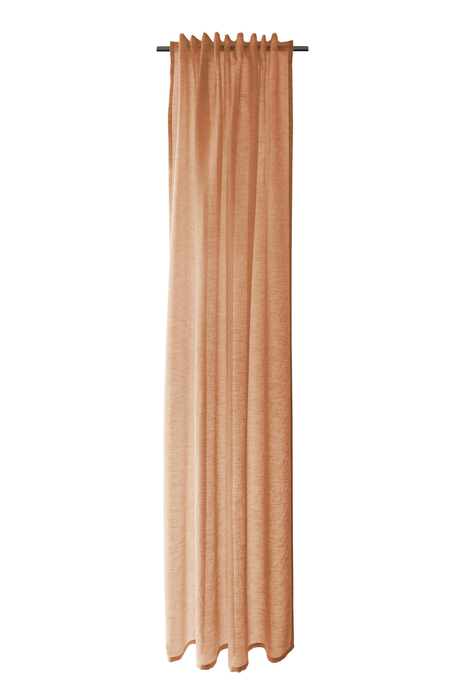 SCHLAUFENSCHAL  transparent  140/245 cm   - Braun, Basics, Textil (140/245cm)