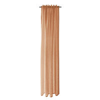 SCHLAUFENSCHAL  transparent  140/245 cm   - Braun, Basics, Textil (140/245cm)