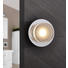 BADEZIMMER-WANDLEUCHTE - Chromfarben, Design, Kunststoff/Metall (11/11/6,6cm) - Celina BADEZIMMER-WANDLEUCHTE - Chromfarben, Design, Kunststoff/Metall (11/11/6,6cm) - Celina