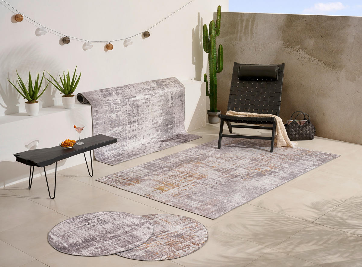 COVOR PENTRU EXTERIOR  Cote d'Azur  - galben, Design, textil (75/150cm) - Ambia Garden
