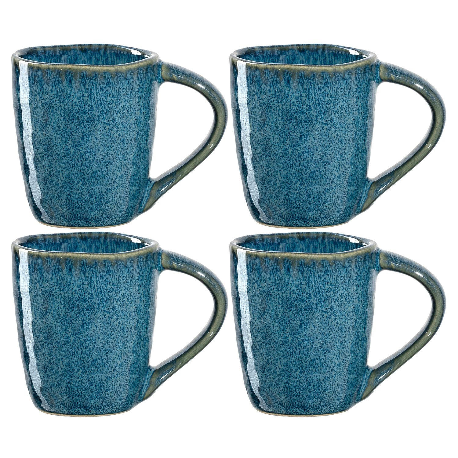 TASSENSET Matera 4-teilig  - Blau, LIFESTYLE, Keramik (8,4/6,5/5,5cm) - Leonardo