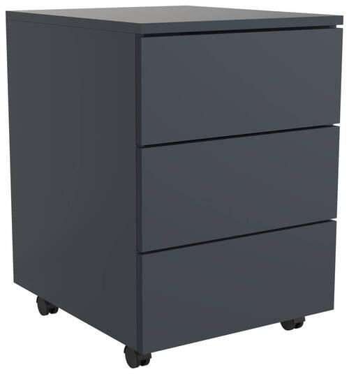 ROLLCONTAINER Anthrazit - Anthrazit, MODERN, Holzwerkstoff/Kunststoff (39/55/45cm) - MID.YOU